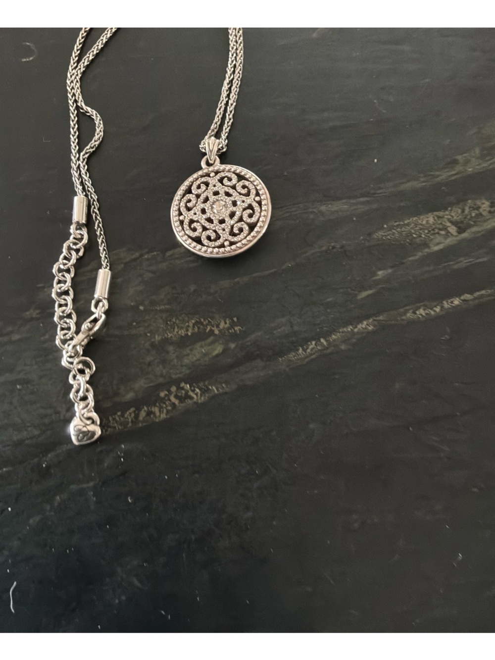 Brighton Filigree Circle Necklace - Picture 4 of 4